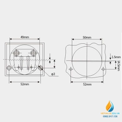 Vôn kế đo điện áp khoảng đo 0 đến 5V