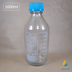 Chai thủy tinh trung tính 100ml isolab chịu nhiệt 140 độ C