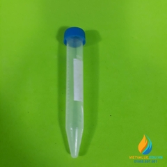 Túi 100 ống ly tâm khử trùng 20ml, không vạch, đáy nhọn, nắp xoáy