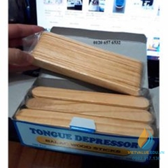 Que đè lưỡi 25cm x 19.5cm hộp 100 cái