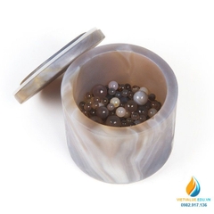 Hộp đựng bi mã não dung tích 400ml, hiệu quả nghiền cao, lọ mã não phòng thí nghiệm