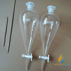 Phễu quả lê khoá nhựa 5000ml