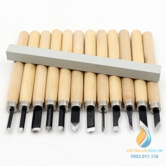 Bộ dụng cụ đục gỗ, khắc gỗ nghệ thuật 8 chi tiết