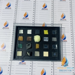 Bộ mẫu vật liêu kim loại, phi kim, 20 mẫu