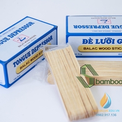 Que đè lưỡi 25cm x 19.5cm hộp 100 cái
