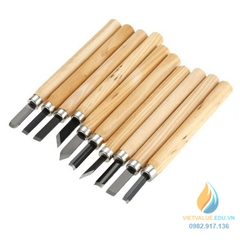 Bộ dụng cụ đục gỗ, khắc gỗ nghệ thuật 8 chi tiết