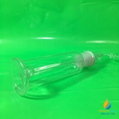 Bình phun sắc ký thủy tinh, vòi cong 30mL