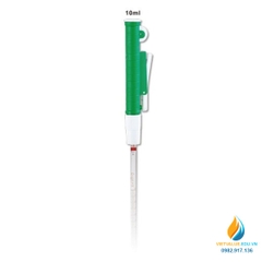 Bơm trợ cho pipet - Pipet pump, màu xanh lá, loại 10ml