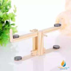 Cầu cân bằng gắn nam châm, đồ chơi vật lý