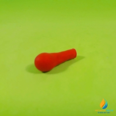 5 chiếc đầu da đỏ, cao su cho ống hút thủy tinh các loại 10, 15, 20cm