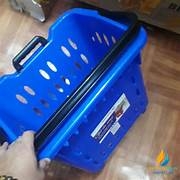 Xe kéo nhựa, có bánh xe, có tay kéo, xe kéo đồ dụng cụ thực hành STEM