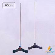 Bộ giá đỡ thí nghiệm chân tam giác, trụ Inox cao 60cm, đường kính 1cm, đế bằng vững chắc