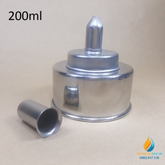 Đèn cồn inox không gỉ, đèn cồn thí nghiệm dung tích 200ml