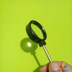 Ống hội tụ, thanh cắm, đường kính 4 cm, tiêu cự 10cm
