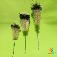 Chổi cọ ống nghiệm đầu to, màu nâu, dài 10cm
