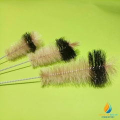 Chổi cọ ống nghiệm đầu to, màu nâu, dài 10cm