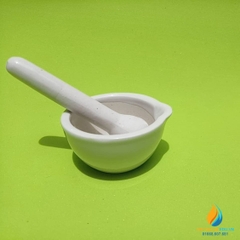 Cối chày sứ, xay nghiền mẫu chất phòng thí nghiệm, 60mm