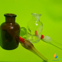 Chai thả màu nâu, thủy tinh đựng hóa chất, 60ml
