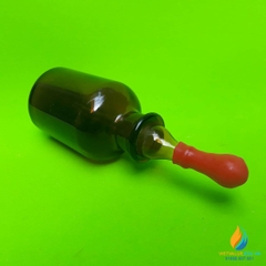 Chai thả màu nâu, thủy tinh đựng hóa chất, 125ml