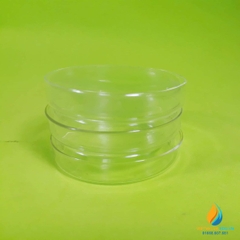 Đĩa peptri thủy tinh, có nắp, cao 1.5cm, đường kính 90mm