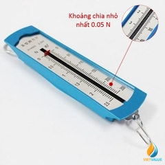 Lực kế lò xo dùng trong thí nghiệm cơ học, giới hạn đo 2.5N