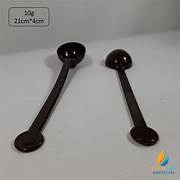Thìa nhựa đong xúc mẫu, lượng đong 10gam cafe, kích thước dài 21cm, miệng 4cm
