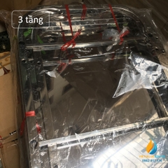 Xe đẩy dụng cụ thí nghiệm 3 tầng Inox, xe đẩy chở đồ cho phòng thí nghiệm