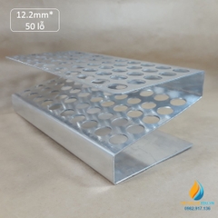 Giá đựng ống nghiệm chữ Z, chất liệu Inox không gỉ, gồm 50 lỗ, kích thước lỗ 12,2mm