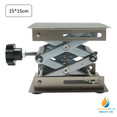 Bàn nâng thí nghiệm, thép không gỉ, kích thước  150mm x 150mm x 250mm