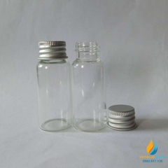 Chai nhựa PET 15ml nắp nhôm