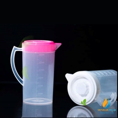 Ca đựng hóa chất, có nắp, tay cầm, nhựa PP, vạch chia, dung tích 4000ml