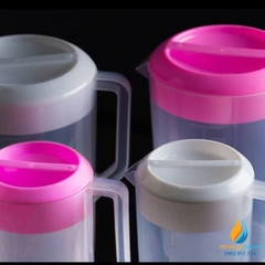 Ca đựng hóa chất, có nắp, tay cầm, nhựa PP, vạch chia, dung tích 5000ml
