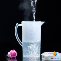 Ca đựng hóa chất, có nắp, tay cầm, nhựa PP, vạch chia, dung tích 5000ml