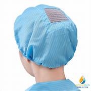 Mũ chùm đầu chống tĩnh điện, chống bám bụi thiết bị phòng sạch điện tử
