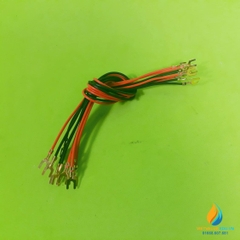 Bộ 10 dây điện nối mạch, hai đầu nối mạch 2 ngón, dài 26cm