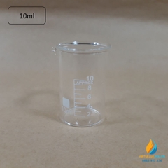 Cốc đong thủy tinh có vạch chia, dung tích 400ml, có mỏ, chịu nhiệt độ cao