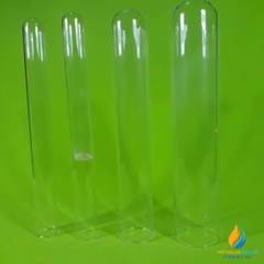 Ống nghiệm thủy tinh, không chia vạch, không nắp, 25x200mm