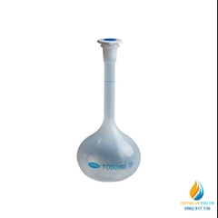 Bình định mức nhựa PP trong suốt, dung tích 250ml