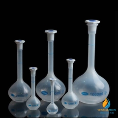 Bình định mức nhựa PP trong suốt, dung tích 1000ml