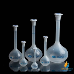 Bình định mức nhựa PP trong suốt, dung tích 100ml
