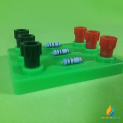 Bộ 3 điện trở R, lắp ghép mạch điện thực hành vật lý