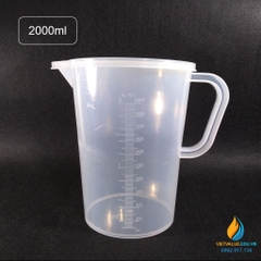 Ca nhựa PP có nắp 1000ml dày chịu được nhiệt độ cao xuất xứ từ Trung Quốc