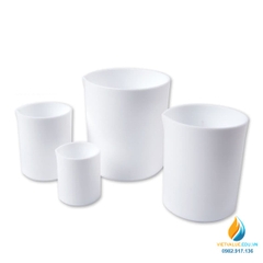 Cốc nhựa PTFE có mỏ rót, có khả năng kháng axit và kiềm mạnh, dung tích 30ml