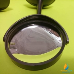 Gương cầu lồi, có chân đế, viền nhựa đường kính 10cm.