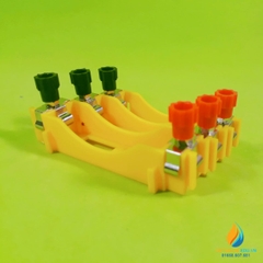 Gá lắp pin nhỏ trong thí nghiệm điện vật lý, 3 pin