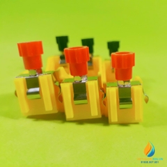 Gá lắp pin nhỏ trong thí nghiệm điện vật lý, 3 pin