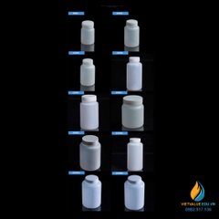 Chai nhựa lưu mẫu, nhựa PP, miệng rộng, vạch chia, dung tích 500ml