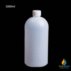 Chai nhựa PP đựng hóa chất hay dung dịch, miệng hẹp, dung tích 1000ml