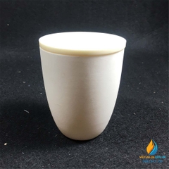 Cốc nhôm Oxit dung tích 150ml, có nắp, chịu nhiệt 1800 độ C