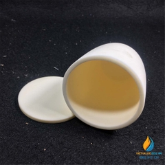 Cốc nhôm Oxit dung tích 150ml, có nắp, chịu nhiệt 1800 độ C